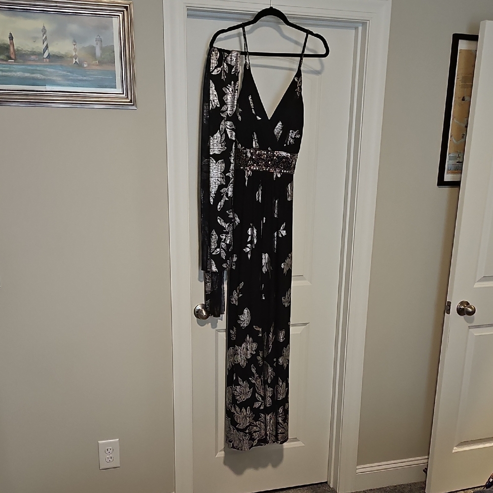 Jessica Howard Elegant Navy Dress